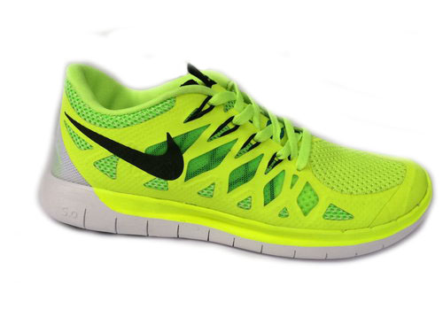 Nike Free 5.0 Run 2014 Fluorescent Green Shoe France